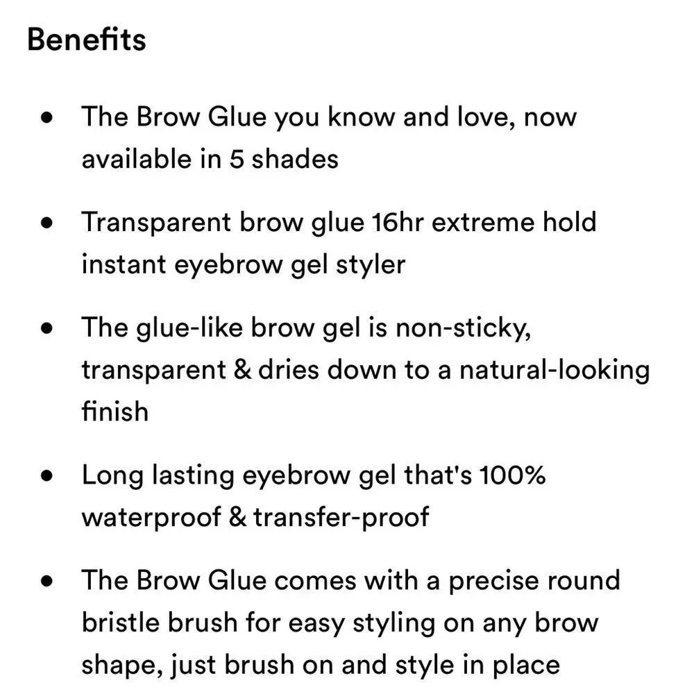 $7❤️‍🔥 LAST 1! NYX The Brow Glue Eyebrow Gel CLEAR 👁 NEW IN BOX Laminated Look - Picture 6 of 7